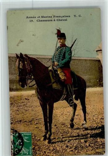 Armee et Marine Francaises Y. C. 19. Chasseurs a Cheval