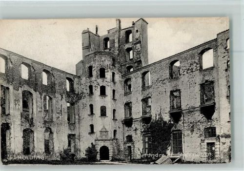 Kolding 1907 Innenhof Schloßruine Slot