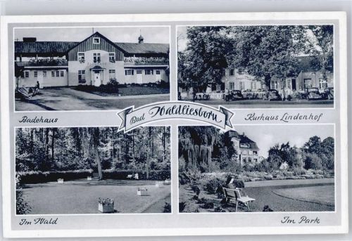 Bad Waldliesborn Badehaus, Kurhaus Lindenhof, Kurpark