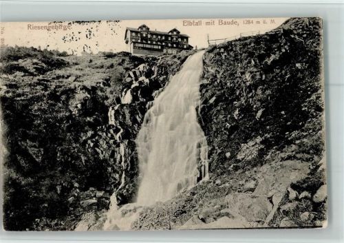 Spindleruv Mlyn Elbfall Wasserfall Elbfallbaude Riesengebirge