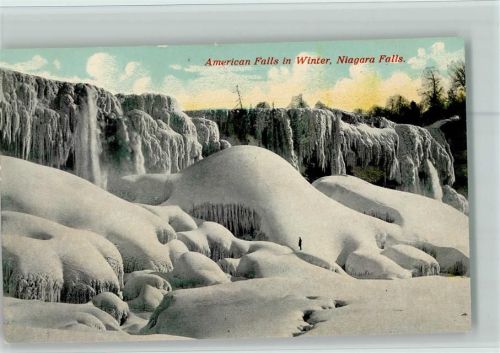 Ice - Winter - ca 1925 AK Good condition