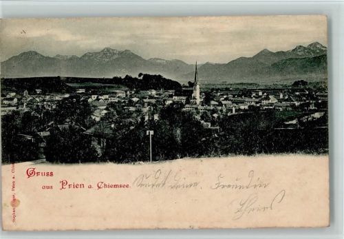 Prien 1900 Ortsansicht