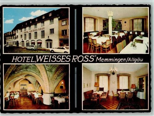 Memmingen Hotel "Weisses Ross" 4-Bild-Aufnahme