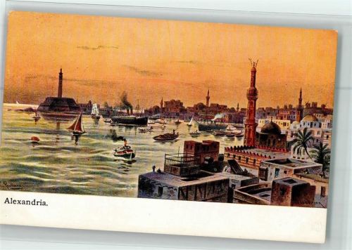 Alexandria Verlag Adelfinger Serie 744 Levante Nr. 23 AK gute Erhaltung Perlberg, F. Künstlerkarte