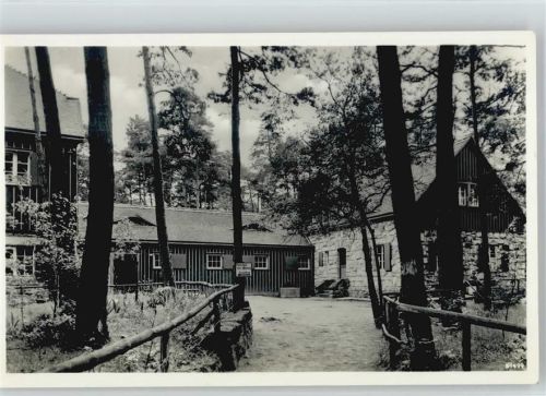 01814 O8320 Bad Schandau 1942 - Schöna DJH Haus am Zirkelstein Foto