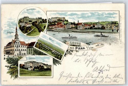 Pirna Sonnenstein, Kaserne, Seminar, Rathaus