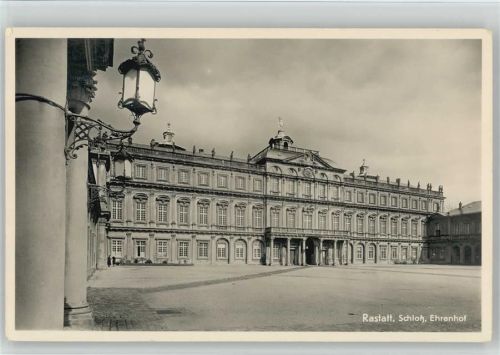 Rastatt 1935 Schloß Ehrenhof
