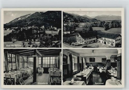 Bad Heilbrunn Kurpension Kaffee Restuarant "Kronschnabel" Innenaufnahmen