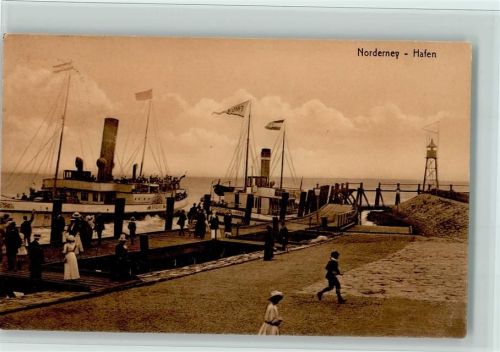 Norderney Hafen Dampfer