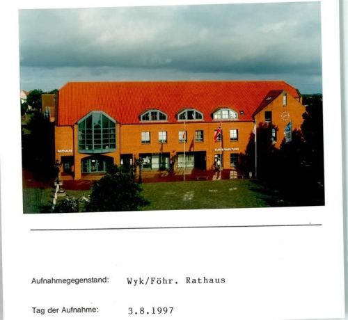 Wyk Foto montiert auf Karton