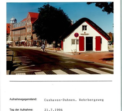 Duhnen Foto montiert auf Karton