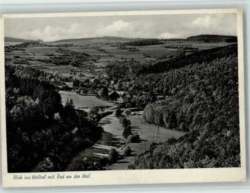 Rod an der Weil Blick ins Weiltal