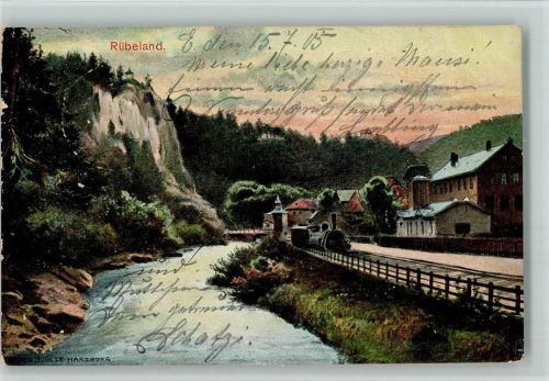 Rübeland 1905 Dampfeisenbahn sign. Stolle