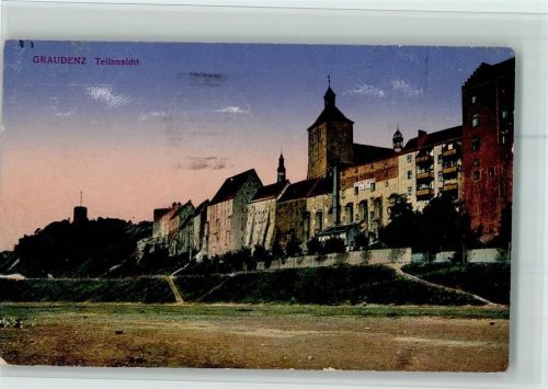 Graudenz Ortsansicht Feldpoststempel