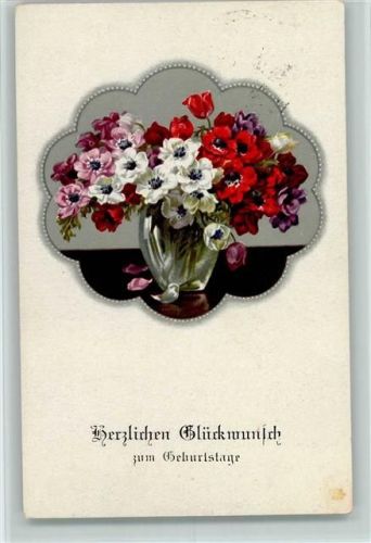 1924 Geburtstag - Meissner & Buch Serie 2333 AK