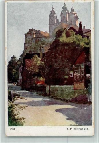 Melk Ortsansicht sign. Hofecker