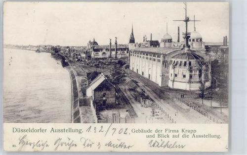 Düsseldorf Ausstellung, Gebäude der Firma Krupp