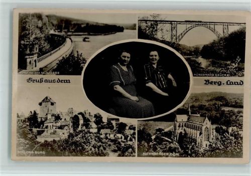 Remscheid Remscheider Talsperre Müngstener Brücke Schloss Burg Altenberger Dom Frauen Mehrfachaufnahme