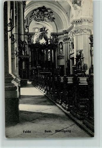 Fulda Dom Innenaufnahme Mittelgang