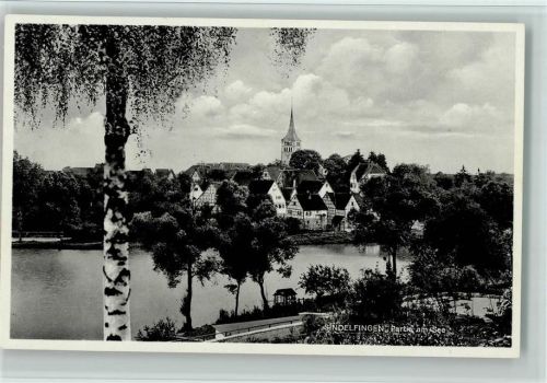 Sindelfingen Partie am See Teilansicht