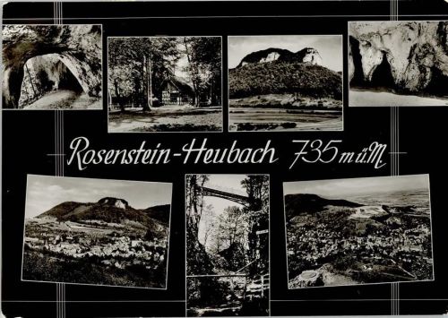 Rodenstein 8-Fach Aufnahme Ortsansicht Wand Brücke Tropfsteinhöhle