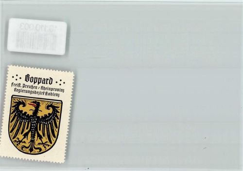 Boppard Vignette schwarzer Adler Wappen