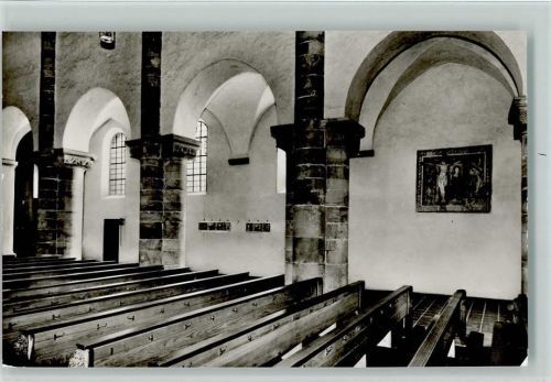 Altenstadt Romanische Päpstliche Basilika Innenaufnahme Südliche Gewölbebogen