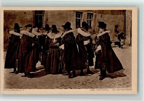 Rothenburg Vom Festspiel Die Ratsherren