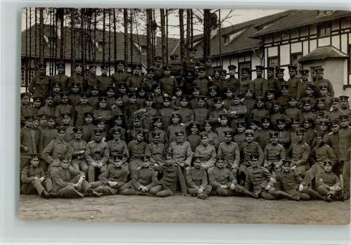 Gruppenfoto in Grafenwöhr 1912 AK -