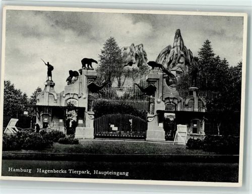 Hamburg Hagenbecks Tierpark Haupteingang