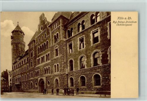 Köln Stadt Kgl. Polizei-Präsidium Schildergasse