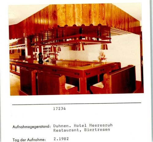 Duhnen Foto montiert auf Karton
