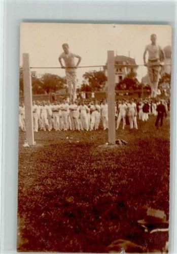 1926 Turnfest - Turnübungen an der Stange