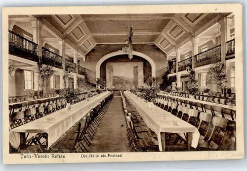 Rehau Turn-Verein, Die Halle als Festsaal