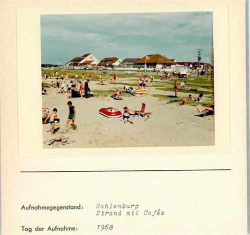 Sahlenburg Foto montiert auf Karton