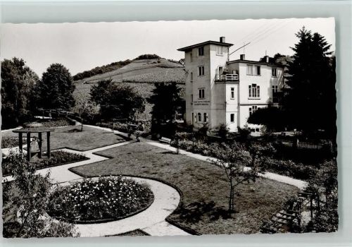Bensheim Café Hotel Pension Schottenburg Stadtpark mit Kirchberg