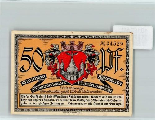 Wittenberge Notgeld Brücke