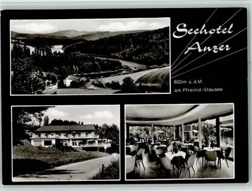Ödmühl Seehotel Anzer am Pfreimd-Stausee Innenaufnahme 3-Bildaufnahme