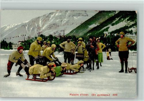 Verlag Burgy & Co 498 - Plaisiers d `hiver AK