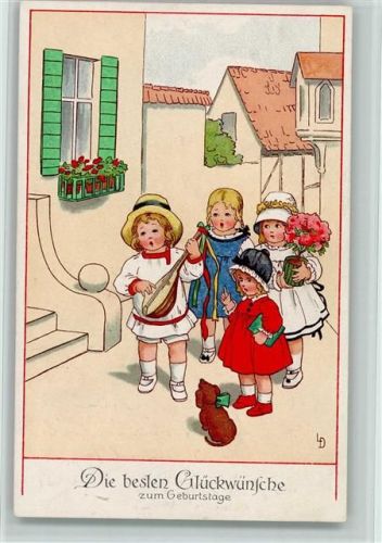Geburtstag - Kinder und Gratulanten - Meissner & Buch 2301 Döring, L. / LD