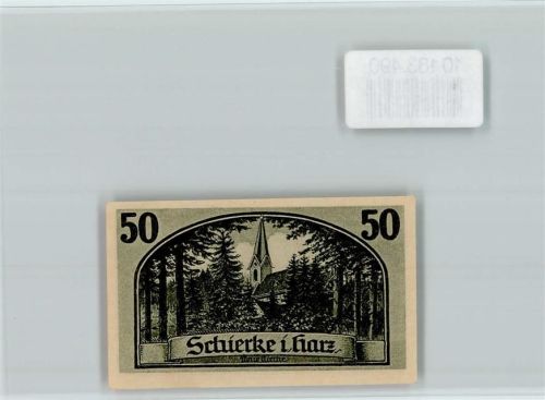 Schierke Notgeld Neue Kirche Goethe