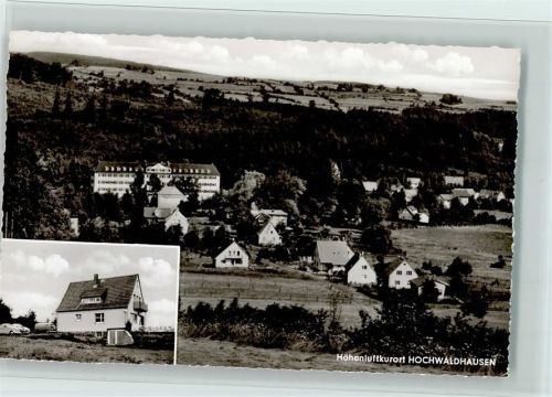Hochwaldhausen Ortsansicht Gasthaus Zur schönen Aussicht 2-Bildaufnahme