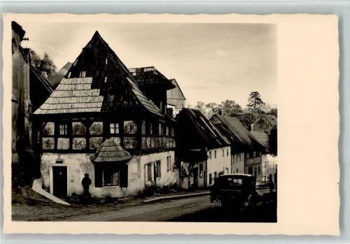 Krupka 1939 Altes Bäckerhäuschen AK