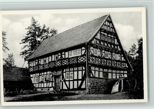 Ilbeshausen Teufelsmühle Fachwerkhaus Wasserrad