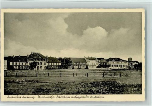 Norderney Marienstraße Lehrerheim und Wuppertaler Kinderheim