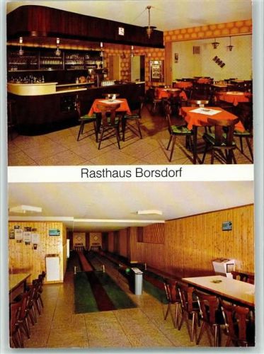 Nidda Rasthaus Borsdorf Innenansicht Schankraum Kegelbahn