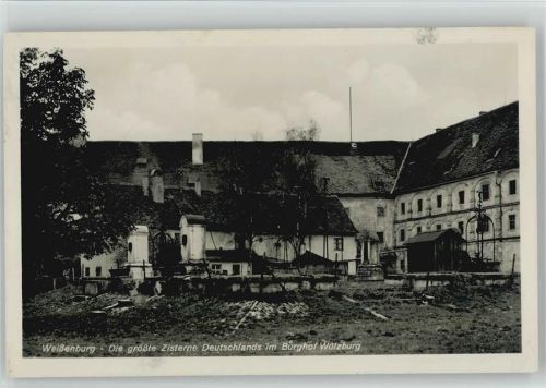 91781 W8832 Weißenburg i Bay 1939 - Zisterne im Burghof Wülzburg