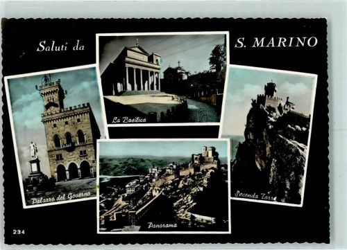 San Marino - Palazzo del Governo La Basilica Seconda Torre