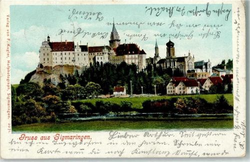Sigmaringen 1905 Schloss Sigmaringen