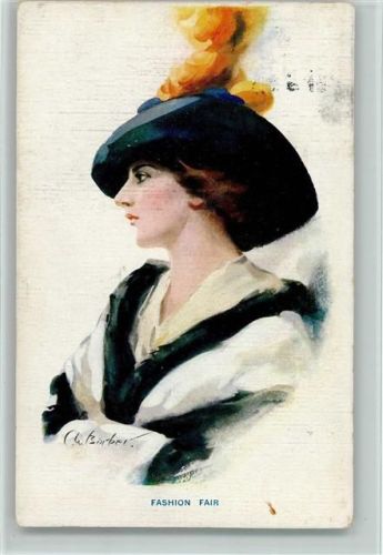 1914 sign Barber - Fashion Fair - Mode AK